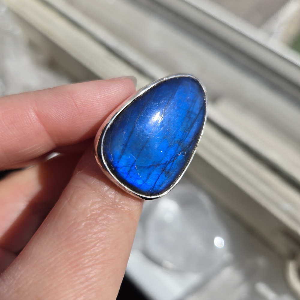 Blue Labradorite Ring - image 3